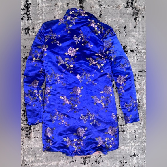 PLT Blue/Gold Blazer Dress - Picture 8 of 8